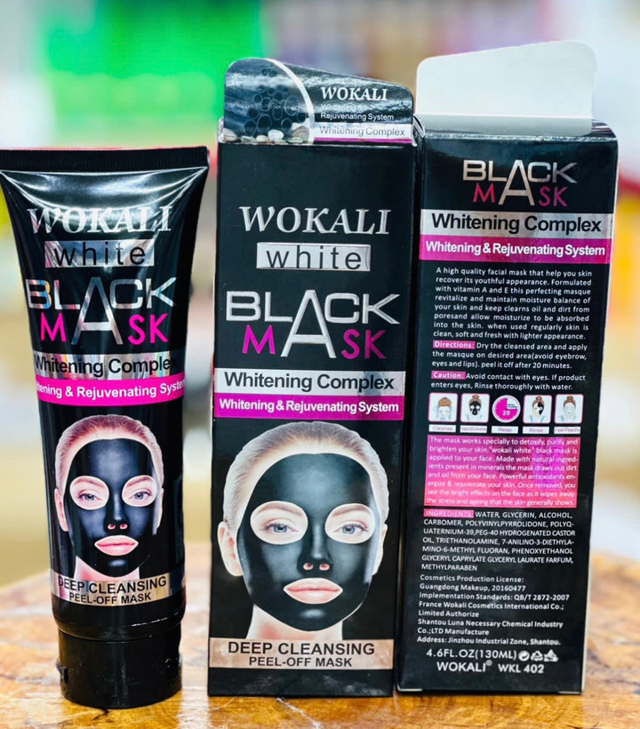 ماسک زغال وکالی | WOKALI White Black Mask