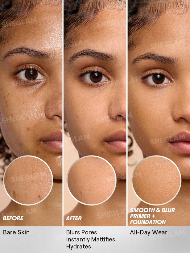 پرایمر صاف کننده پوست شیگلم های کپی اماراتی مدل Smooth & Blur حجم 30 میلی لیتر^